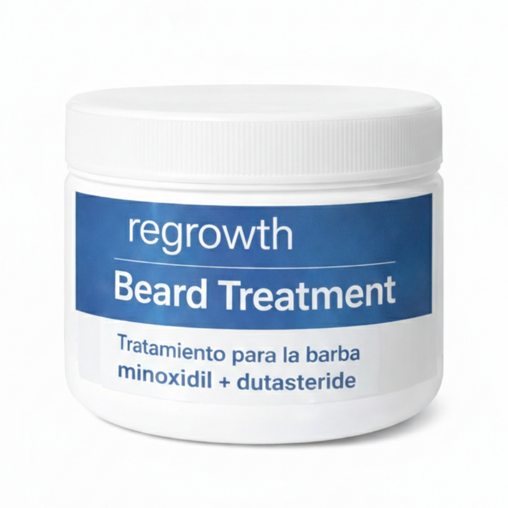 Regrowth Beard Treatment · Minoxidil 20% + Dutasteride